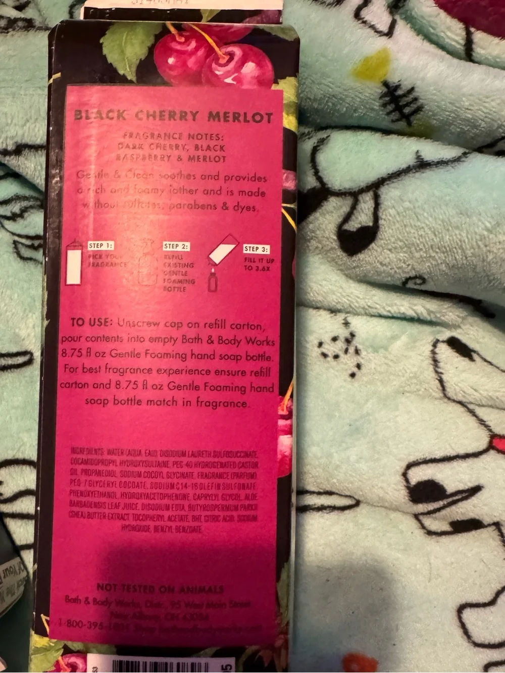 Bath & Body Works Black Cherry Merlot 32ounce Foaming Hand Soap Refill NEW